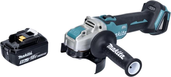 Actual product image Makita DGA 521 T1X1 Battery angle grinder 18 V 125 mm X-LOCK Brushless + 1x battery 5.0 Ah - without (125 mm)