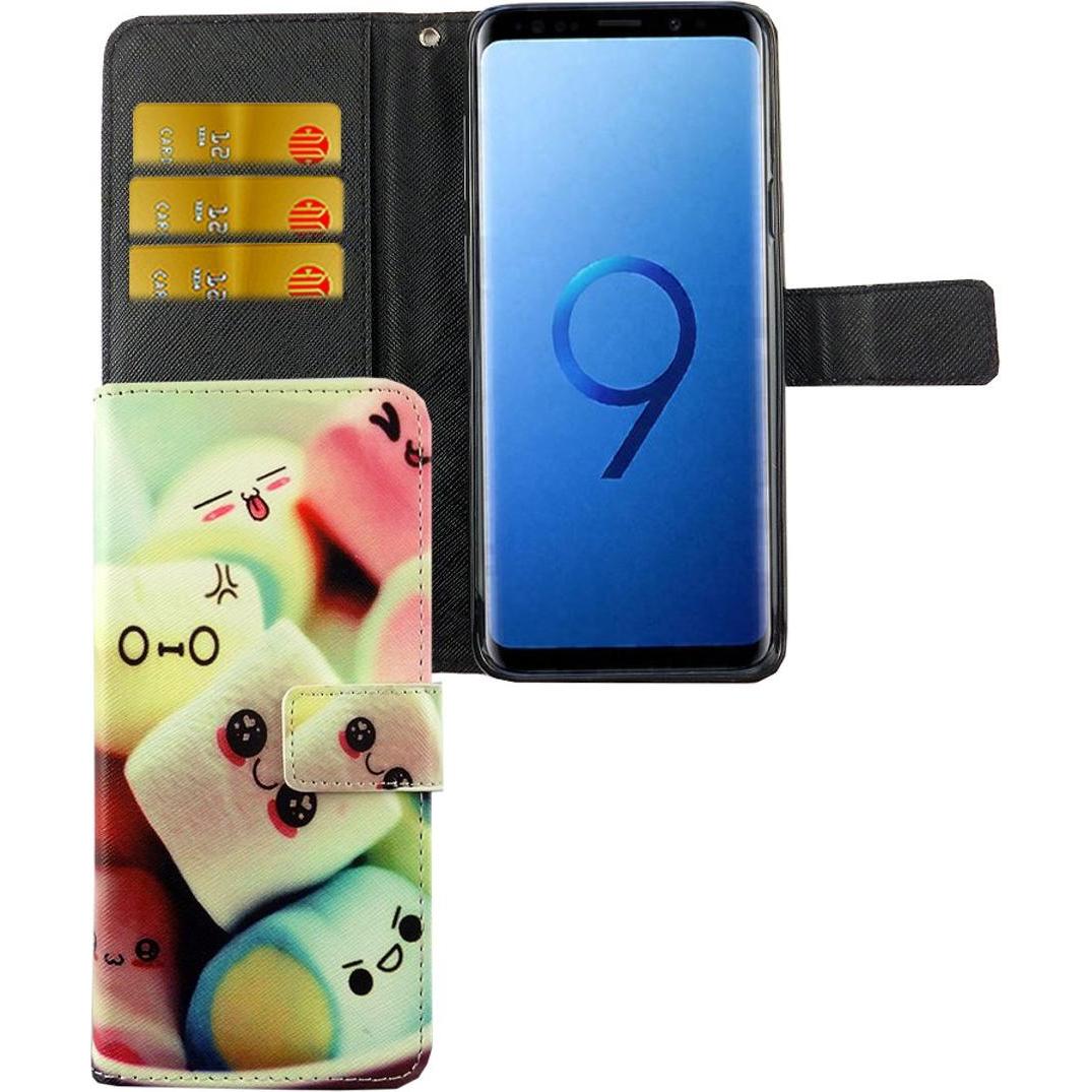 Thumbnail - König Design Hülle Handy Schutz für Samsung Galaxy S9 Plus Case Cover Tasche Wallet Etui Neu (Samsung Galaxy S9+), Smart...