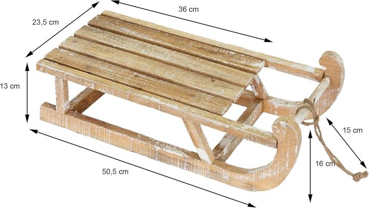 Produktbild ECD Germany Deko-Schlitten