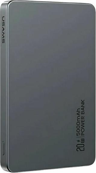 Actual product image Usams Powerbank indukcyjny 5000mAh 20W PD Fast Charge tarnish CY Series 5KCD23101 (US-CD231) (5000 mAh, 20 W)