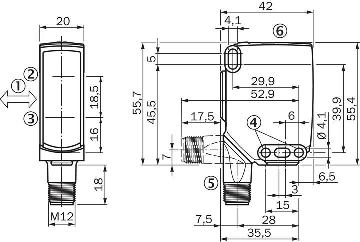 Actual product image Sick Small photoelectric sensor