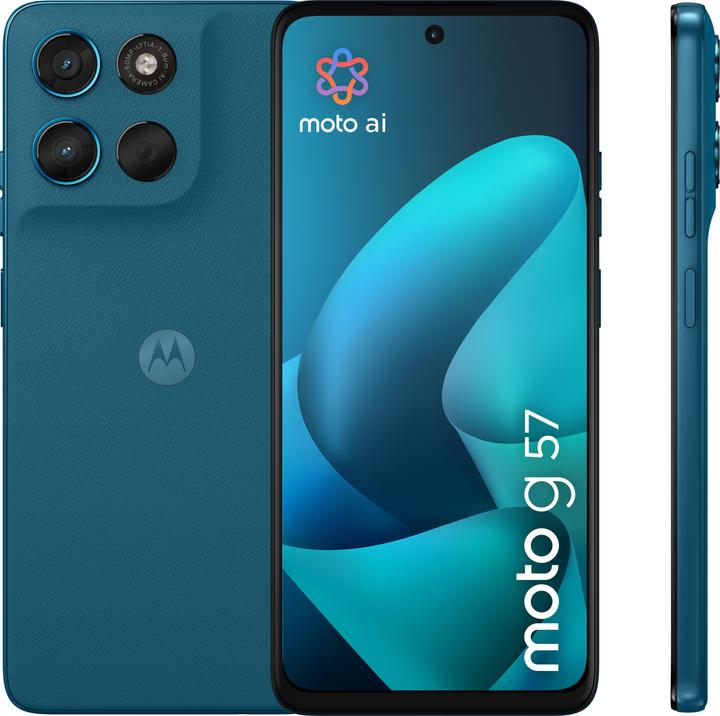 Produktbild Motorola moto g57 (256 GB, PANTONE Corsair, 6.72", Dual SIM, 5G)