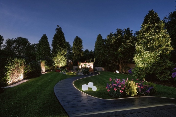 Image du produit Paulmann Outdoor Plug & Shine Stripe Néon (RGBW, 500 cm, Extérieur)