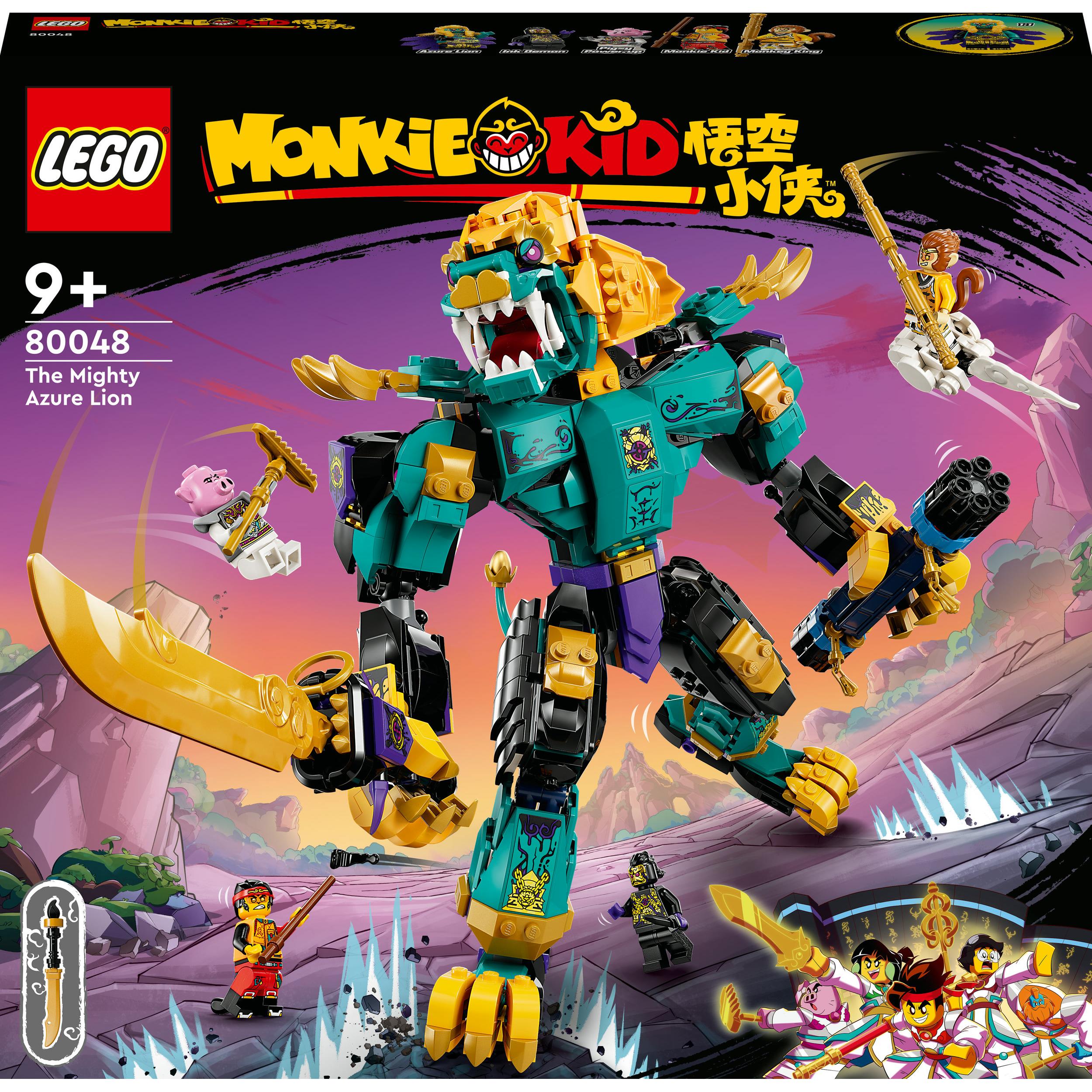 LEGO Monkie Kid Il potente Leone Azzurro (80048, LEGO Monkie Kid)