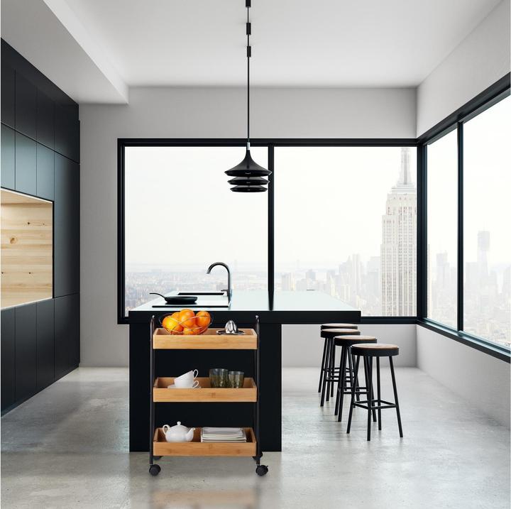 Actual product image Relaxdays Serving Trolley, 3 Tiers