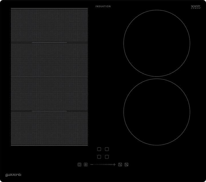 Actual product image Guzzanti GZ 8405A (59 cm, Induction hob)