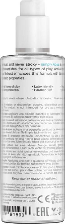 Produktbild Wicked Sensual Care Simply Aqua Special Edition Lubricant 120 ml Transparent (120 ml)
