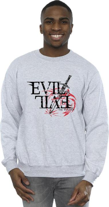 Immagine prodotto Netflix The Witcher Evil Is Evil Felpa Uomo (L)