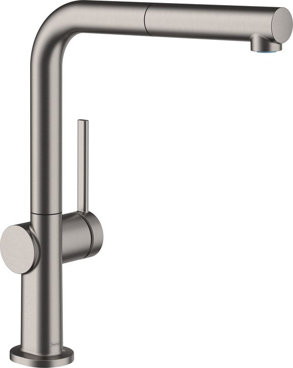 Immagine prodotto hansgrohe Miscelatore per lavello 270 Talis M54 bocca estraibile 1 getto cromo nero spazzolato