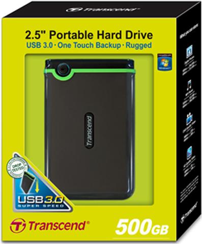 Actual product image Transcend StoreJet (0.50 TB)