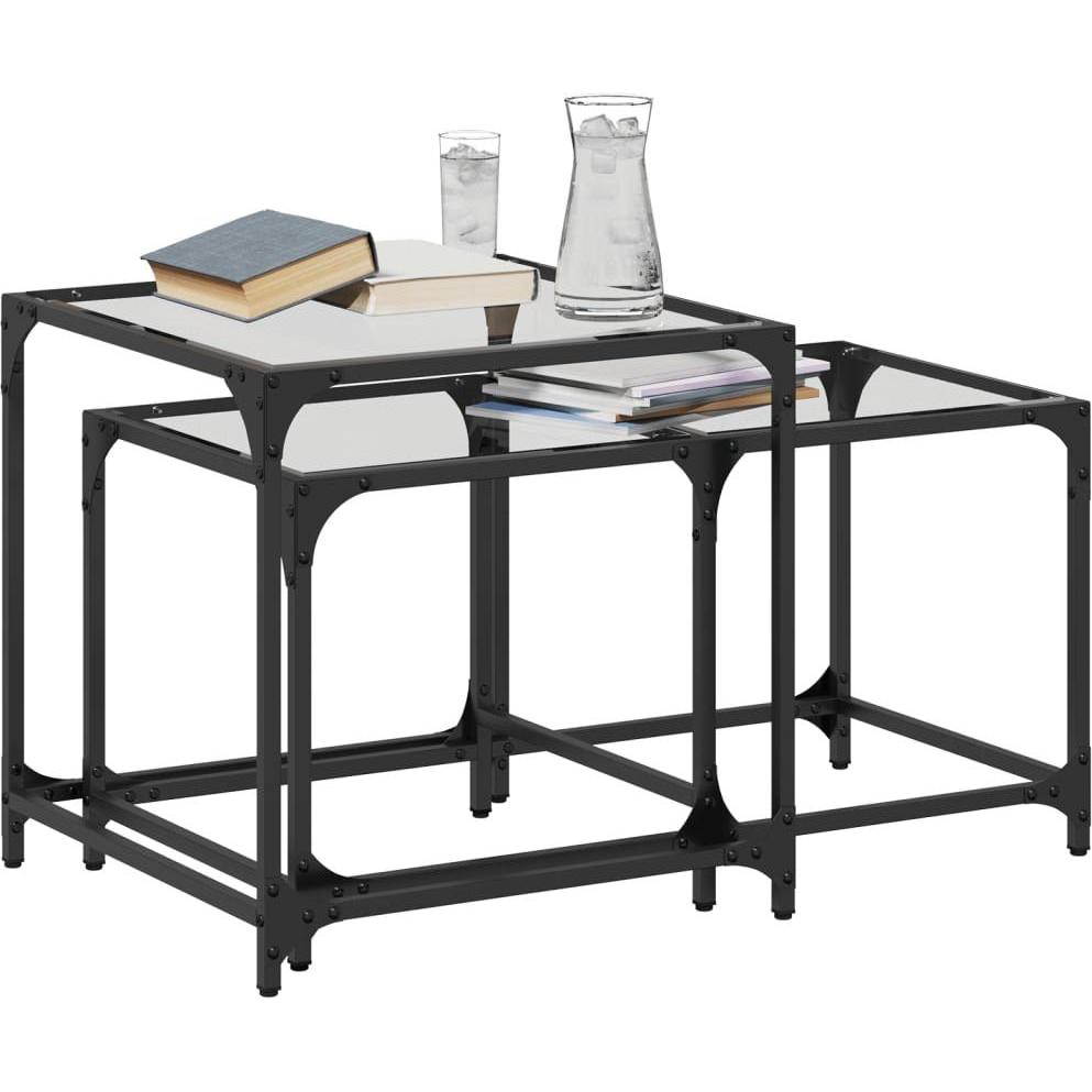 Thumbnail - VidaXL, Couchtisch + Beistelltisch, Olwen (50 x 50 x 50 cm)