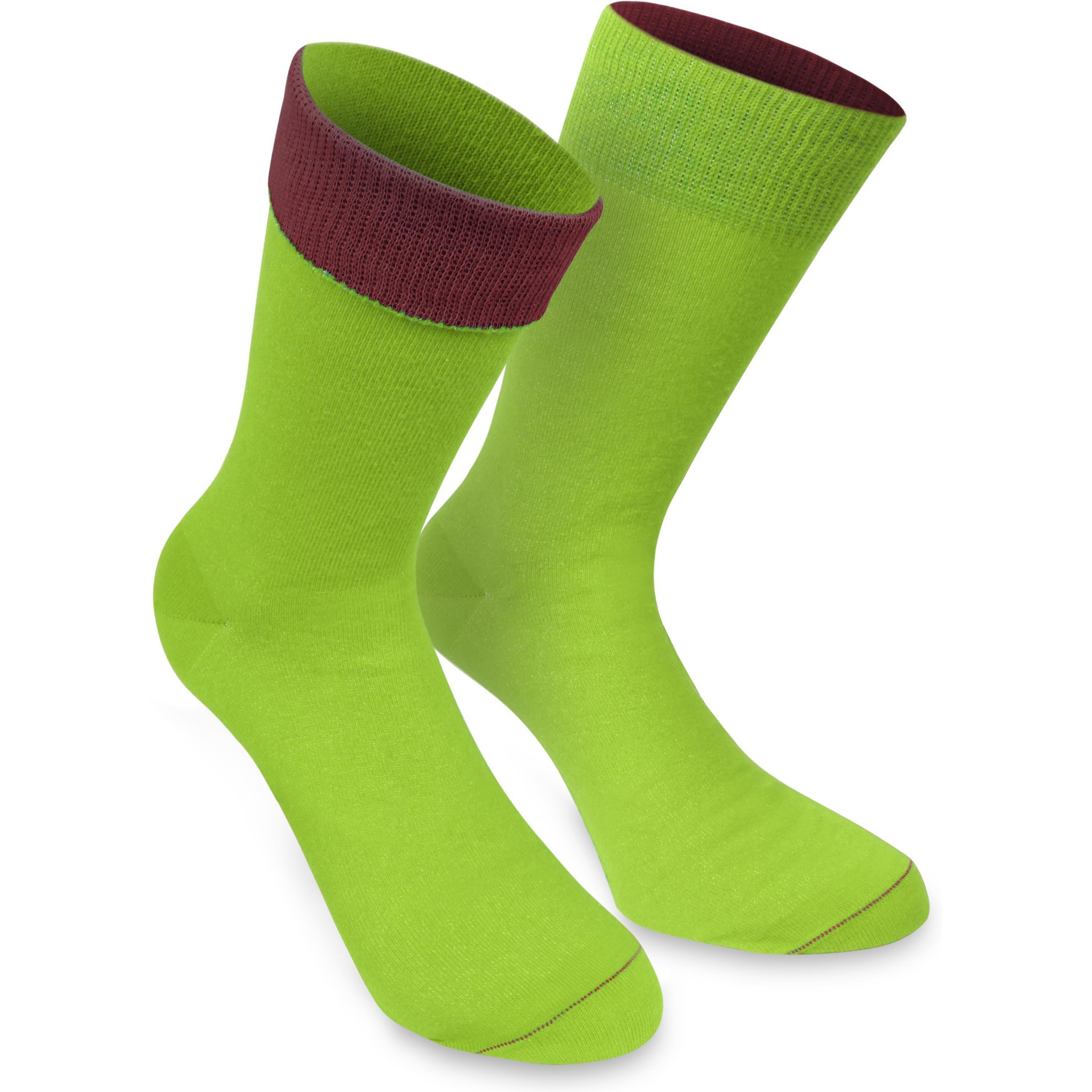 Thumbnail - Normani, Herren, Socken, 1 Paar Socken Bi-Color, Gelb, (Einzelpack, 47 - 50)