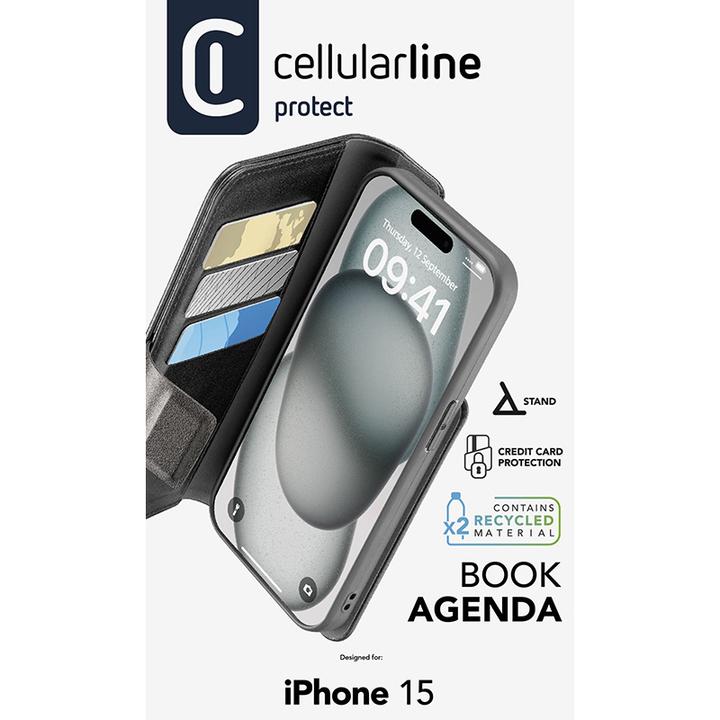 Produktbild Cellularline Book Agenda (Apple iPhone 15)