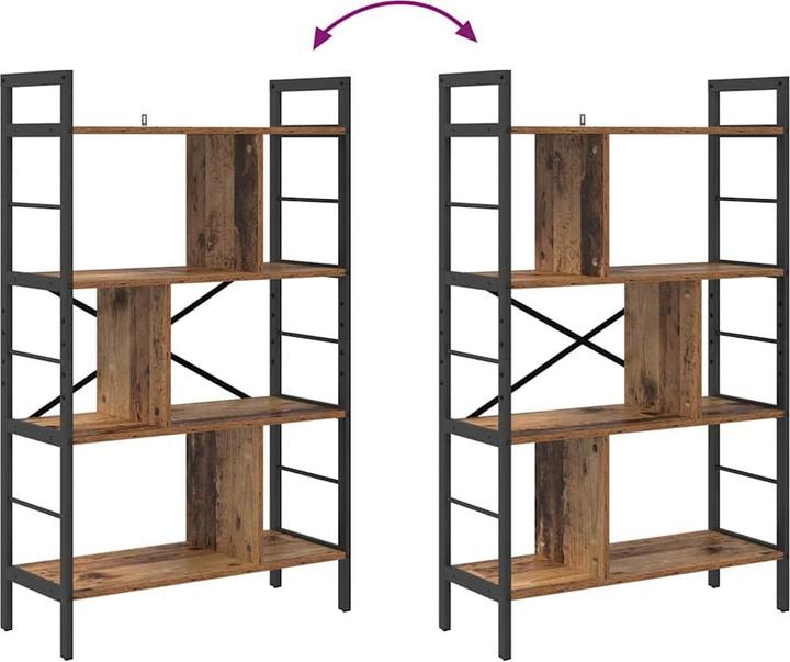 Produktbild vidaXL Bücherregal (30 x 75 x 123.50 cm)