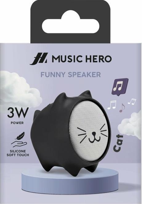 Produktbild SBS MUSIC HERO FUNNY SPEAKER Bluetooth Lautsprecher in Katzen-Form (3 h)
