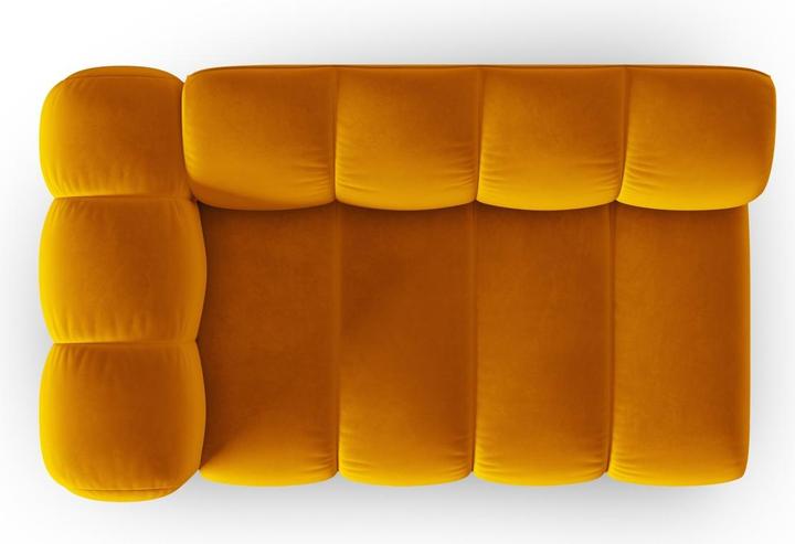 Image du produit Micadoni Canapé Modulable Gauche en Velours, "Lupine", 2 Places, 145x95x70Fabriqué en Europe (2 places)