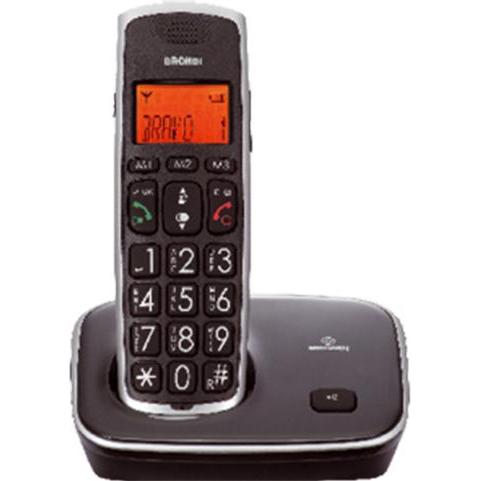 Brondi Bravo Gold 2, Telefon, Schwarz