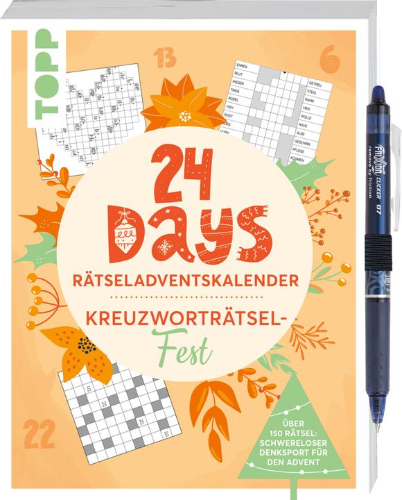 Calendario dell'Avvento con puzzle - Festa delle parole crociate