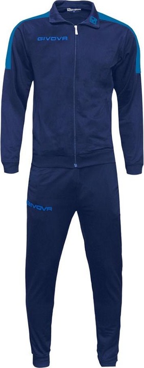 Actual product image Givova Tuta Revolution tracksuit navy blue-blue TR033 0402 2XS (XXS)