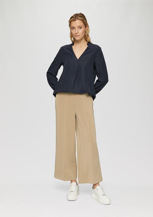 Produktbild S.Oliver Bluse Longbluse aus Modalmix mit Tunika-Ausschnitt (36)
