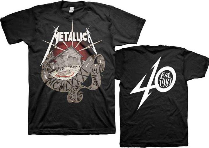 Metallica 40Th Anniversary Garage