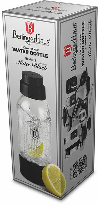 Produktbild BerlingerHaus Wassersprudler-Flasche, 0,5L, schwarz