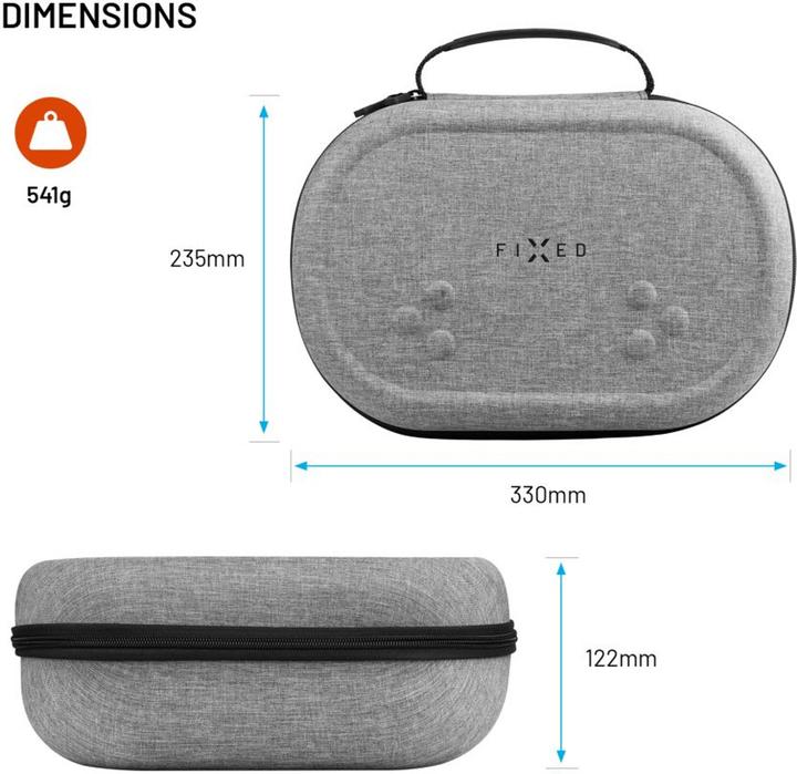 Produktbild Fixed Schutzhülle VR Schutzhülle für Meta Quest 3/3S grau
