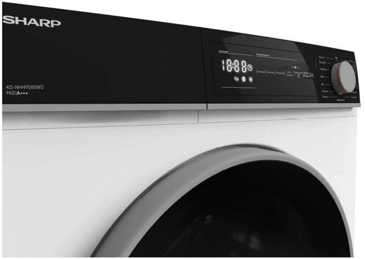Image du produit Sharp KD-NHH9S8GW3-DE (9 kg, Droite)