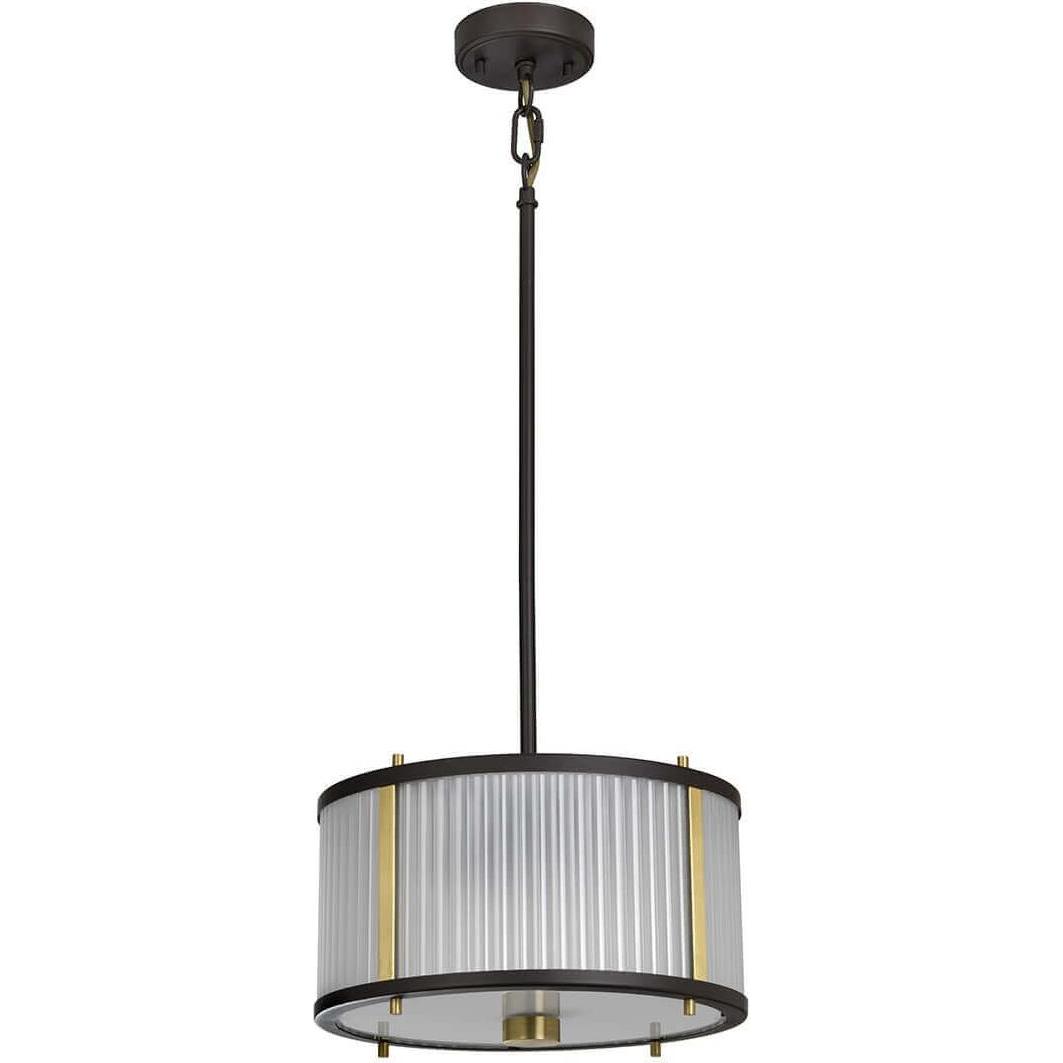 Thumbnail - Elstead Lighting, Pendelleuchte, Corona Hängeleuchte E27 2-fach Museumsbronze dunkelbraun lackiert, altmessing (E27)