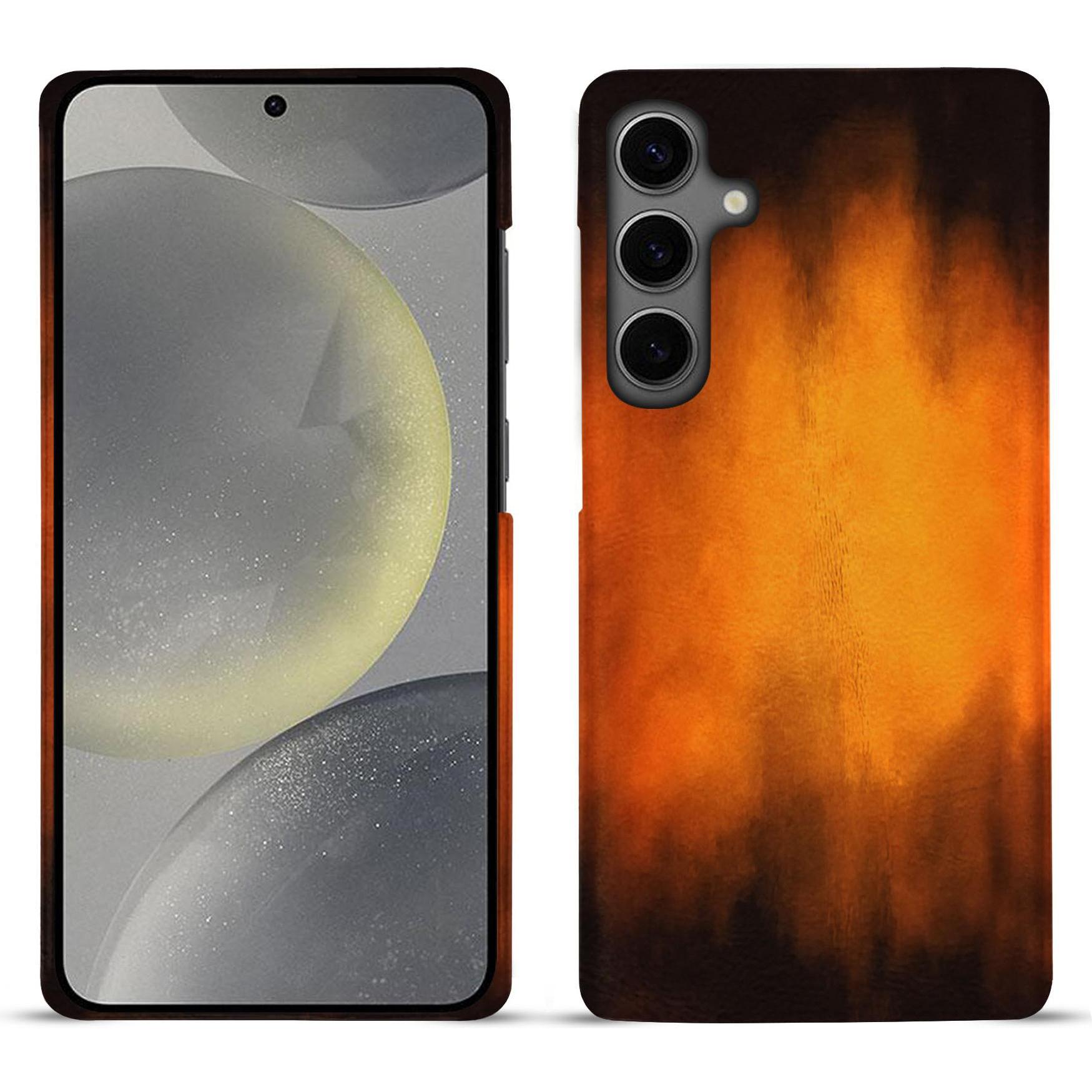 Noreve Lederschutzhülle (Samsung Galaxy S24), Smartphone Hülle, Violett