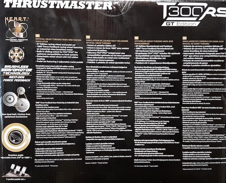 Actual product image Thrustmaster T300 RS GT Edition Wheel (PC, PS3, PS4, PS5)