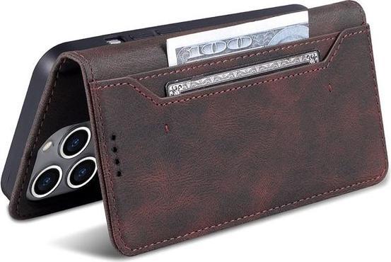 Produktbild MU Classic Retro Leder Bookcover Hülle (Apple iPhone 13 Pro Max)