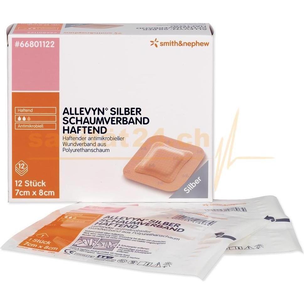 Smith & nephew, Pflaster, Schaumverband haftend 12 cm x 13 cm (12 x)