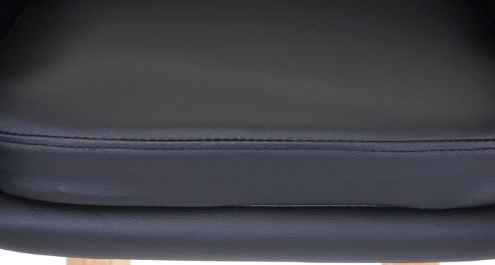 Actual product image Swisshandel24 2x Barhocker Malmö Barstuhl Tresenhocker - Kunstleder, schwarz