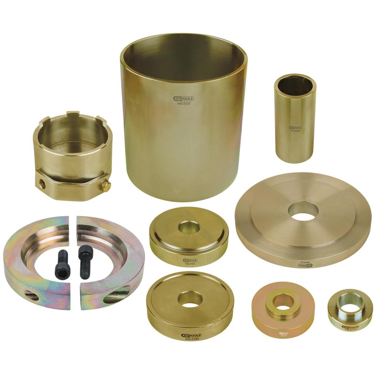 KS Tools, Fahrzeug Werkzeug, Radlager-Satz, vorne für Renault / Nissan / Opel 2002-10, 9-tlg