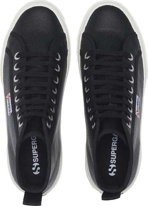 Actual product image Superga Unisex Adult 2750 Tumbled Leather Mid Cut Trainers (37)