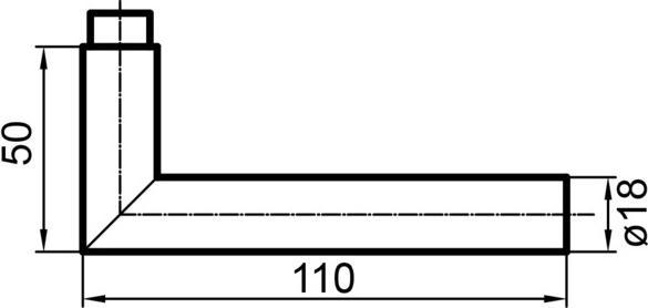 Image du produit Glutz Poignée de porte Banks 5073 (Garniture de porte)