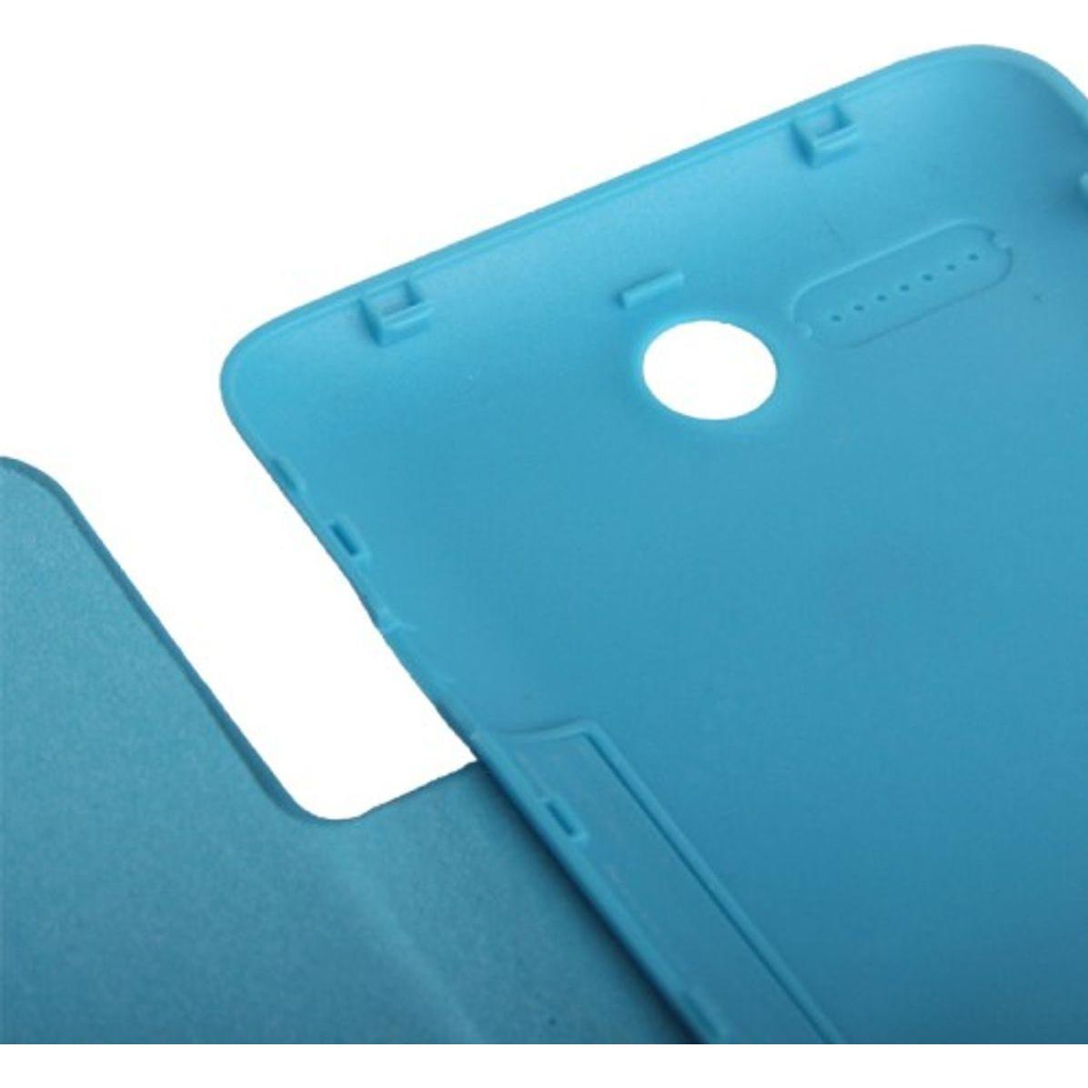 Thumbnail - König Design Handyhülle Flip Quer für Handy Huawei Ascend Y320 hellblau (Huawei Ascend Y320), Smartphone Hülle, Blau