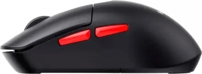 Actual product image Havit - Wireless Mouse (MS59WB) - 2.4GHz, 800/1200/1600 DPI, ABS, PC, AA Battery - Black / Red (Wireless)