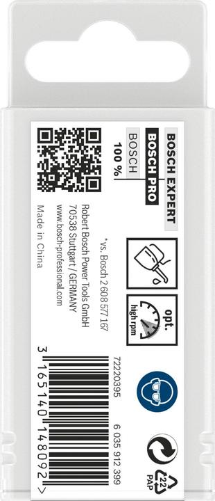 Actual product image Bosch Professional Zubehör PRO Metal HSS-G twist drill with double blade, 4.1 x 14 x 55 mm (4.1 mm)