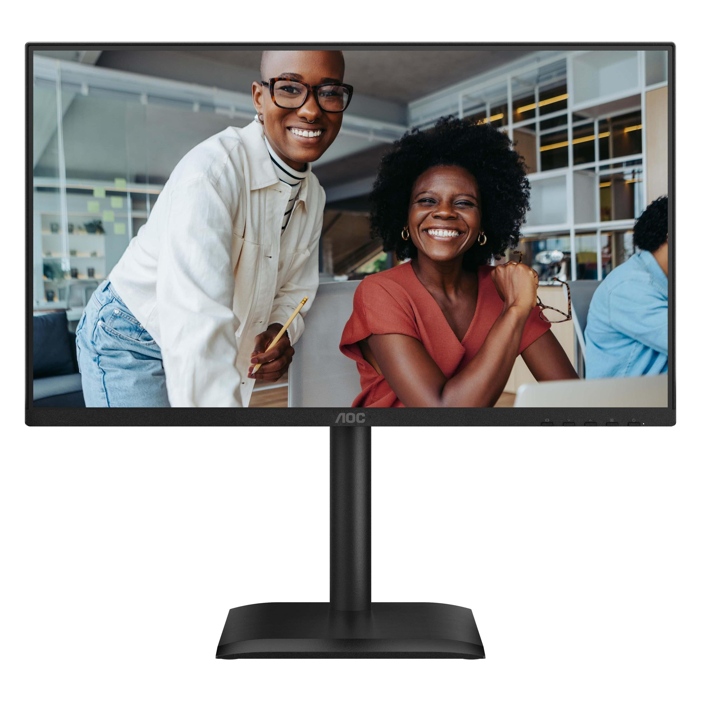 AOC 24E4CV (1920 x 1080 Pixel, 24"), Monitor, Schwarz