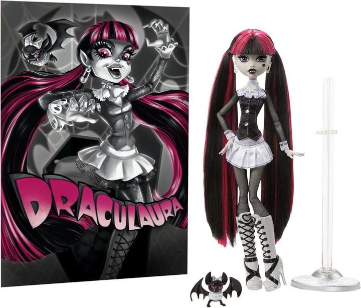 Actual product image Monster High B&W Draculaura Puppe
