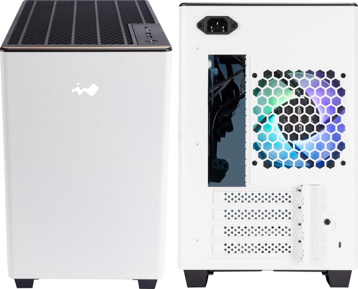 Actual product image In Win InWin A3 Mini-Tower Tempered Glass - white (Mini-ITX, mATX)