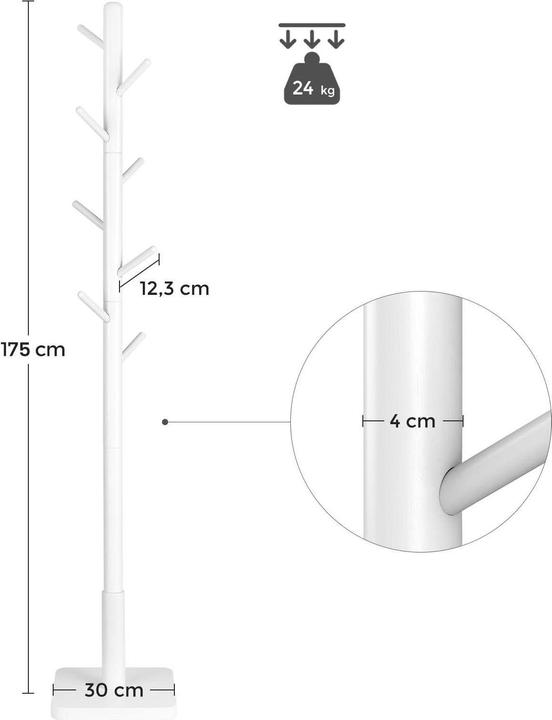 Actual product image Vasagle Garderobenständer