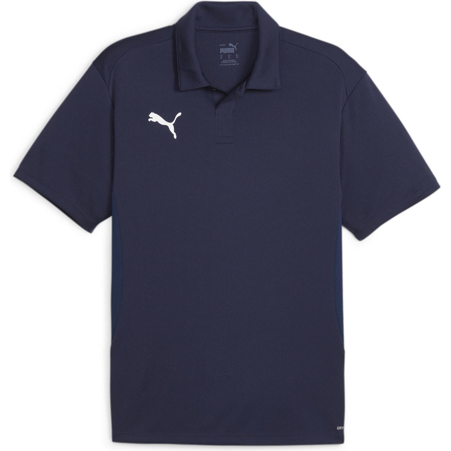 Puma, Herren, Sportshirt, teamGOAL Polo (S), Blau, S