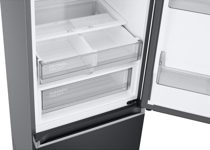Produktbild Samsung RL38C776CB1/EG RB7300, Kühl-/Gefrierkombination (edelstahl (dunkel), AI Energy Mode, Metal Cooling (390 l)