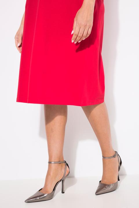 Immagine prodotto Ulla Popken Abito di jersey dal taglio oversize con scollo rotondo, brillantini e mezze maniche (54)
