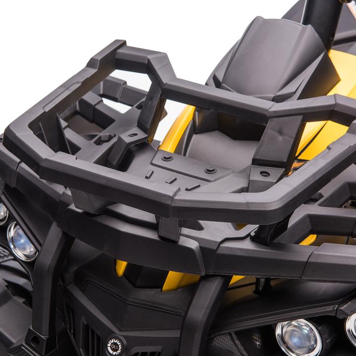 Image du produit Homcom Quad électrique ATV Véhicule pour enfants avec feux avant LED et MP3 USB (12 V)