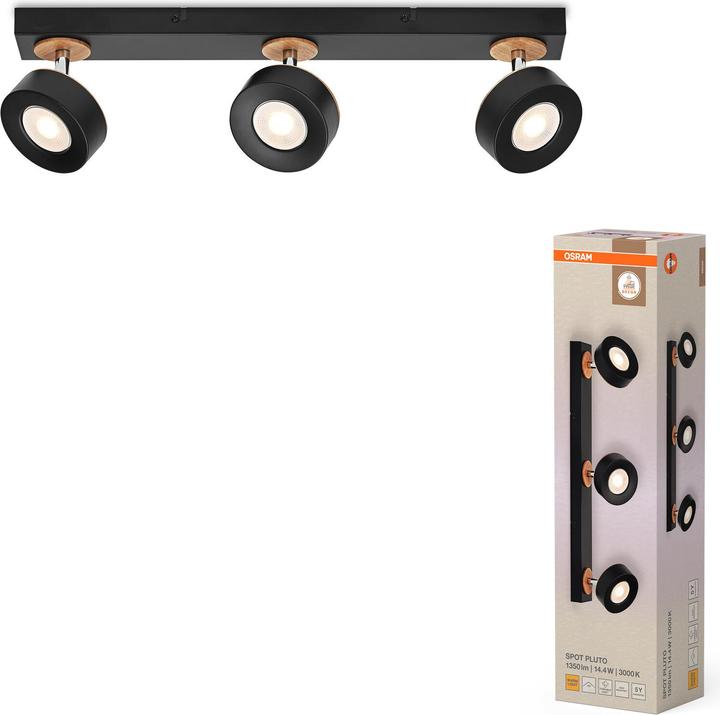 Produktbild Osram DECOR SPOT PLUTO BLACK 3 Spot (960 lm)