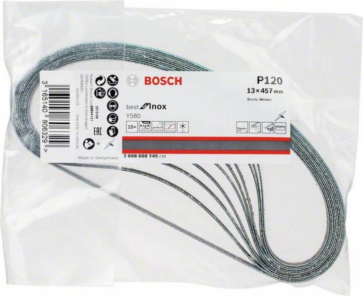 Actual product image Bosch Professional Zubehör PRO Y580 sanding belt, 13 x 457 mm, G120 (120)